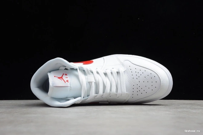 1 Mid BQ6472-106 Red (W) University White Jordan 1129